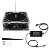 Music Tesla Coil Bluetooth/AUX Dual Mode Music Box 48V Input Transparent Acrylic Artificial Lightnings Touchable Science