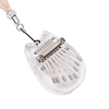 Muspor Portable Thumb Piano Crystal Mini Kalimba Instrument 8 Keys Mini Thumb Piano Musical Instrument For Beginner Musi