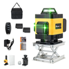 MUSTOOL 4D 16 Line Laser Level 16 Lines 360° Self-Leveling Green Light High Precision ±0.2mm/m IP54 Waterproof for Const