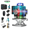 MUSTOOL 4D 16 Line Laser Level 4-color Laser Instrument With Magnet Wall Level Portable Provincial Support Cross Laser I