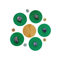 MWO Partial Oscillation Disc Multi-wave Oscillator Antenna Pure Copper Gold-plated Health Jewelry Cell Resonance Energy