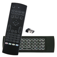 MX3 2.4G Voice Air Mouse with Backlight Wireless Mini Keyboard Remote Control Infrared Learning for Android TV Box PC Ga