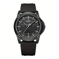 NAVIFORCE Men Silicone Strap Quartz Watch Waterproof Sports Digital Wrist Watch Casual Luminous Electronic Watch for Men