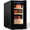 NEEDONE 23L Cigar Cabinet with Temperature and Humidity Control Semiconductor TechnologyPTC Heating Bottom Circulating