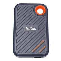 Netac ZX20 USB3.2 Gen2x2 SSD 1TB 512GB 2000MB/s External Hard Drive Portable Type-C Solid State Disk for PC Laptop Compu
