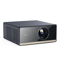 [Netfilx & Google TV Certified]Wanbo X5 Pro 1080P LCD Projector 1100 ANSI Lumens Google TV Integration Auto Focus Keysto