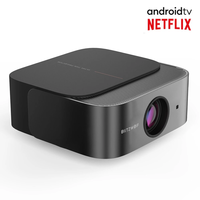 [Netflix Certified] BlitzWolf BW-V10 Ultra Android Tv 13.0 Projector 4K Supported Built-in Youtube Hulu 500 ANSI Lumens