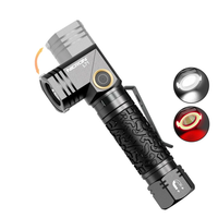NICRON L71 1500 Lunmens Tactical Flshlights Come with Battery 90 Degree L-shape Working Light Type-C Rechargeable Magnet