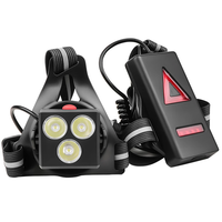 Night Running Lights for Runners LED Chest Lamps with Reflective Vest Gear and Rechargeable Battery Charging Lights