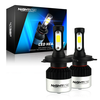 Nighteye A315-S2 DC 9V-32V Pair LED Car Headlights 6500K Cool White 9000LM/ Pair LED Headlamp IP68 Waterproof High Low B