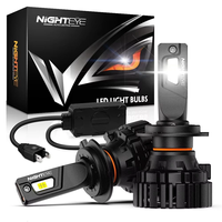 NightEye Auto Lighting 120W CSP LED Headlight Bulbs 30000LM 6000K Cool White IP68 Waterproof H1 H4 H7 H11 9005 9006 9012