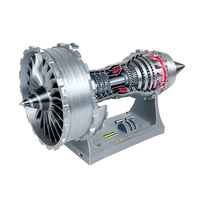 NikolaToy 40cm Middle Size Turbofan Engine Model High-Precision Craftsmanship Decorative Ornaments Science Discovery Toy