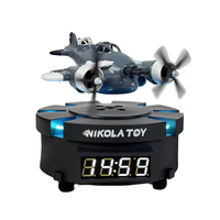 NIKOLATOY Creative Maglev Steampunk Fighter Ornaments Decorations Collection Science Discovery Toys