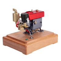 NikolaToy for MUSA 1/8 2.6cc Mini Single Cylinder 4-Stroke Gas Powered Motor Engine Model Physics Experiment Science Edu