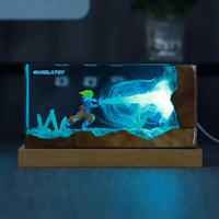 NIKOLATOY Kakarot Resin RGB Night Light Creative Desktop Decoration Ornaments