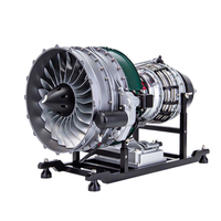 NIKOLATOY Metal Aircraft Turbofan Engine Model DIY Assembly Kit Excellent STEAM Science Education Discovery Toys Kids Ch