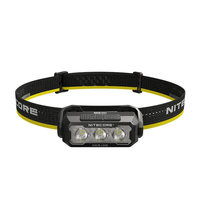 NITECORE HA15 UHE 400LM Outdoor Rechargeable Headlamp AA Battery Lightweight LED Headlight Fishing Night Run Strong Hiki