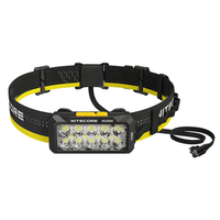 Nitecore HU2000 2000 Lumen Headlamp Compatible With External USB-C Power Sources High Output Split-Type 10 xNiteLab UHE
