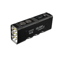 NITECORE TM12K 6x XHP50 12, 000 Lumen Strong Light LED Flashlight USB Rechargeable 21700 Battery Powerful LED Torch