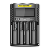 NITECORE UMS4 USB Battery Charger LCD Screen Smart Charging For 26650 18650 21700 UMS2 16340 18350
