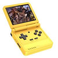 [No Card] Powkiddy V90S Retro Flip Handheld Game Console 3.5 Inch IPS 3000mAh Foldable Open-Source Linux System Portable