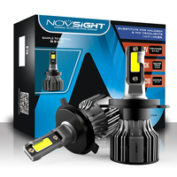 NovSight A500-N39 2PCS 72W DC9-32V Pair Car Headlight LED Bulbs 10, 000LM/PAIR Car Headlamps 6000K IP68 Waterproof