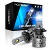 NOVSIGHT A500-N61 2PCS 13000LM/Pair 6500K Car LED Headlight Bulbs for Lighting Modification Cool White LED Headlamp 60W/