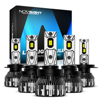 NOVSIGHT A500-T2 160W High Power 2PCS33, 000LM DC9-32V Car LED Headlights 6500K Cool White IP68 Waterproof