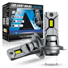 NOVSIGHT N64 Pair 6500K Car LED Headlight Bulbs H7 6000LM/Pair LED Headlamp IP68 Waterproof for Car Lighting Modificatio