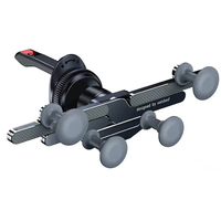 Oatsbasf X06 Universal Foldable Car Phone Holder Adjustable Vent Clip 360 Rotation Smartphone Stand for iPhone Samsung C