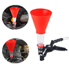 Oil Funnel with Filter Net Oil Funnel Refueling Car Motorcycle Universal Gasoline Oil Filling Funnel Adjustable Width Ho