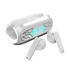 OKSJ T400 TWS bluetooth 5.3 Earphone HiFi Stereo Bass LED Digital Display Semi-in-ear Sports Headphones with Mic
