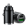 Olaf 100W 2-Port USB PD Car Charger Adapter USB-A+Type-C Fast Charging for iPhone 12 13 14 14 Pro for Huawei Mate50 for