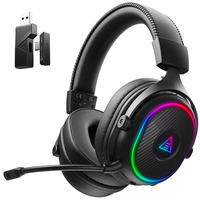 Oneodio EKSA MaKo BT Gaming Headset 2.4GHz Wireless Bluetooth Headphones RGB Light 50mm Drivers 3D Stereo Sorround Audio