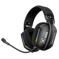 ONIKUMA GT808 Tri-mode Gaming Headset Wireless bluetooth Earphone 40mm Speaker Surround Stereo Sound RGB Light Breathabl