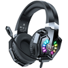 ONIKUMA X32 Gaming Headset Wired Headphone 50mm Drive Unit Stereo Surround Sound RGB Light HD Flexible Microphone Ergono