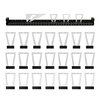 Onkel.J 28pcs Dovetail Tenon Marking Ruler Adjustable Tail Joint Marking Gauge Stable Template Support For Carpentry Mar