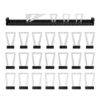 Onkel.J 28pcs Dovetail Tenon Marking Ruler Adjustable Tail Joint Marking Gauge Stable Template Support For Carpentry Mar