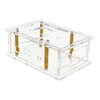 Orange Pi5 MAX Acrylic Case Transparent Shell with Cooling Fan Heatsink Enhanced Airflow Heat Dissipation