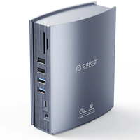ORICO CDH-15N 15-in-1 Type-C Docking Station With USB3.0 PD100W HD*2 DP1.4 RJ45 3.5mm AUX TF&SD Card Reader Multi-screen