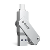 ORICO EB05 Type-C & USB3.2 Flash Drive 256/128/64GB High Speed Transfer 150MB/s Zinc Alloy U Disk for PC Laptop Computer