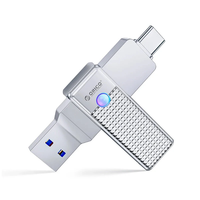 ORICO UFSD 2 in 1 Type-C & USB 3.2 Flash Drive 405MB/s High Speed Pendrive 64G/128G/256G/512G OTG U Disk for MacBook And