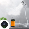 Outdoor Camping Shower IPX7 Waterproof with Digital Display Portable Electric Shower Pump for Hiking Travel Beach Pet Wa