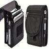 Outdoor Casual Wear-resistant Nylon Waist Bag Portable 3-compartment Layered Phone Bag Men