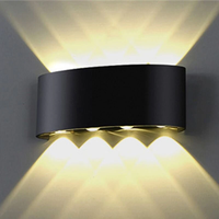 Outdoor Garden Wall Lighting LED Waterproof Up Down AC85-265V Modern Lamp for Bedroom Living Room