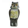 Outdoor Owl Bird Repellent Mouse Deterrent with Electronic Shake Head Feature Generic Realistic 360 Degree Rotating Bird