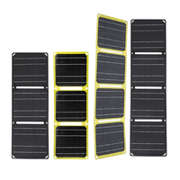 Outdoor Powerful Flexible Solar Panel 5V 28W Portable Battery Mobile Phone Charge PD 9V 12V for USB-A+USB-C Cells Power