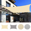 Outdoor Shade Canopy Waterproof Rain Shelter Sunshade Curtain Corner Shade Sail UV Resistance Sun Protection Camping Ten
