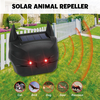 Outdoor Solar Animal Repellent Ultrasonic Infrared Bird Repellent Dog Repellent Mouse Repellent Built-In Light SensorI