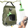 Outdoor Solar Heated Shower Bag 20LSolar Shower Bag with Removable Hose Outdoor Shower Head 45°C Hot Water Temperature
